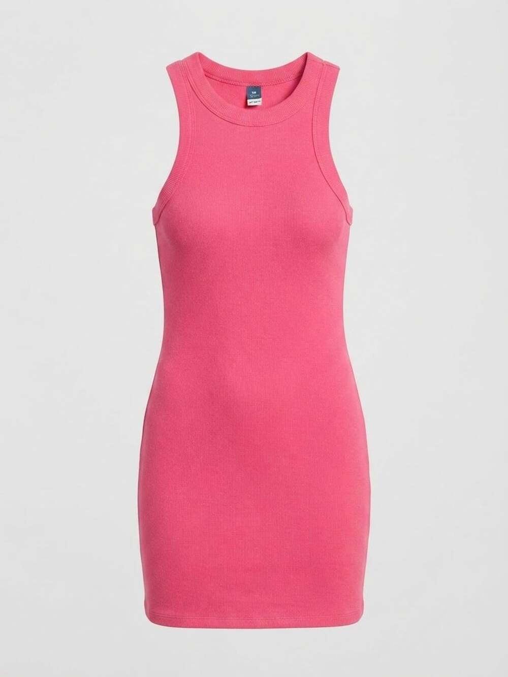 Old Navy Rib-Knit Tank Mini Dress Hot Pink XS